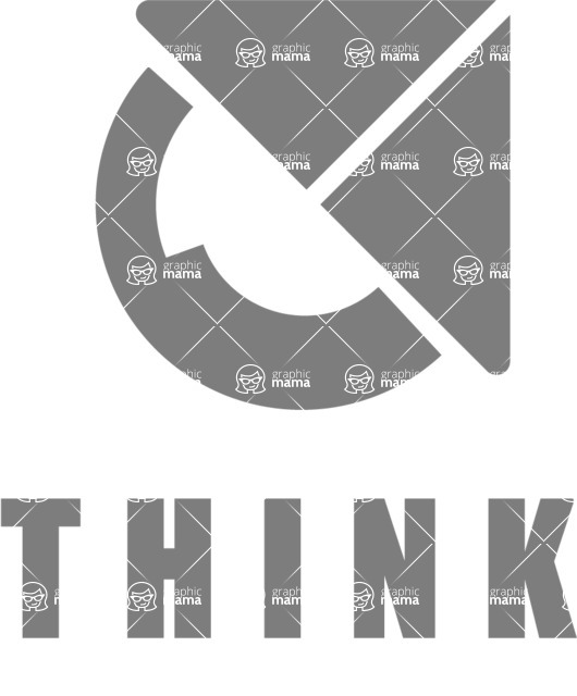 Business Logo Templates - vector graphics in a pack from GraphicMama - Creative Vector Logo Template Design - Black and White